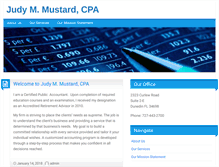 Tablet Screenshot of judymustard.com